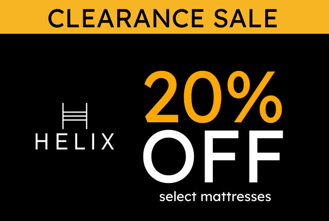 20% Off select Helix mattresses